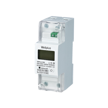 WPS-2 SW 2P LCD with Backlight Din Rail Type Watt-hour Meter